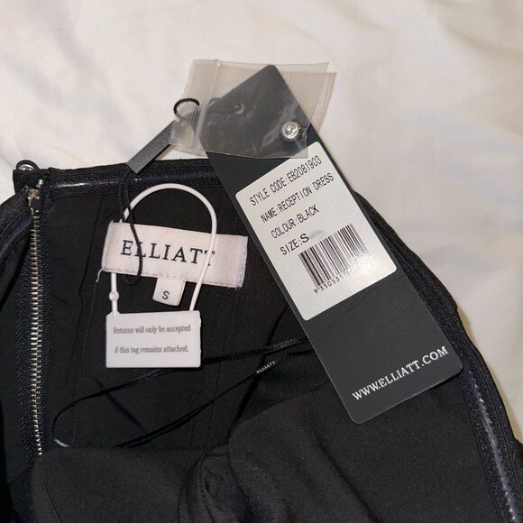 Elliatt “Reception Dress” (Black) | Size S | NWT - Picture 4 of 10